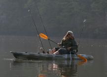 Kayakfishing a přívlač